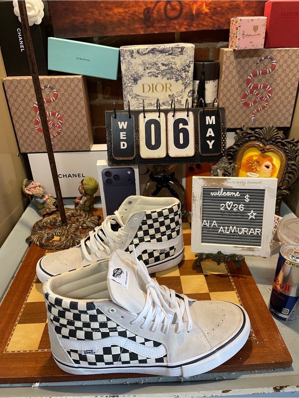 Vans SK8-Hi 'Checkerboard'